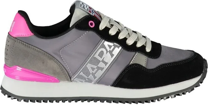 Chic Contrast Lace-Up Women's Sneakers