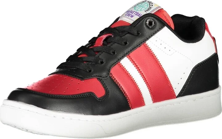 Chic Contrasting Lace-Up Sports Men's Sneakers - Image 3