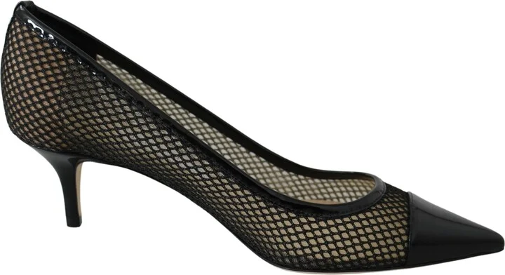 Chic Patent Mesh Pointed Women's Pumps