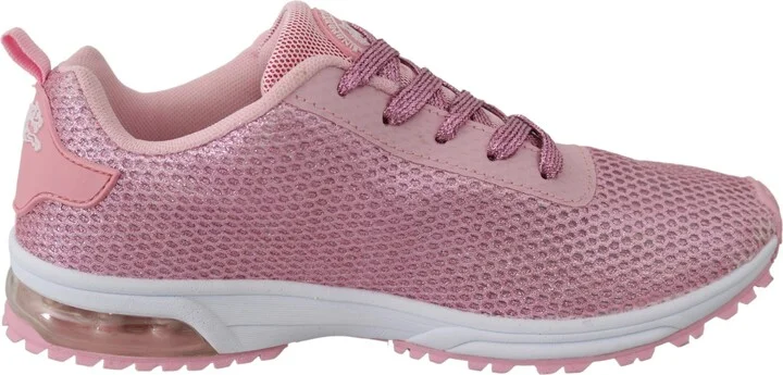 Chic Powder Pink High-Craft Women's Sneakers - Image 2