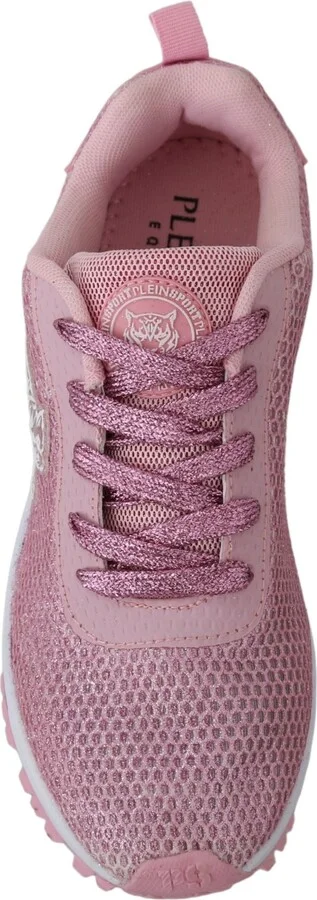 Chic Powder Pink High-Craft Women's Sneakers - Image 4