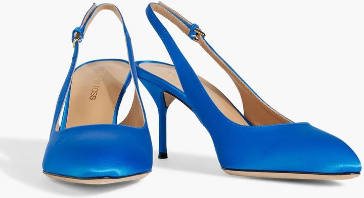 Chichi satin slingback pumps - Image 2