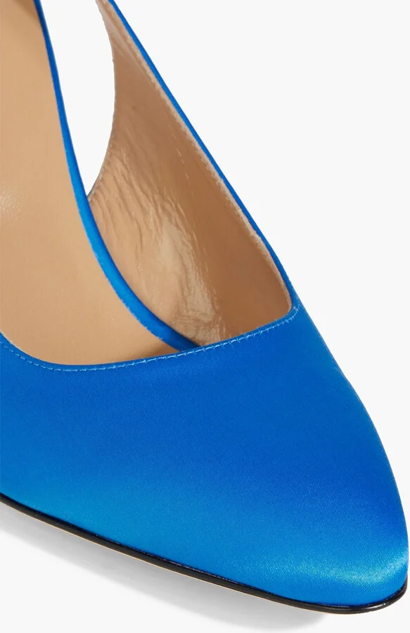Chichi satin slingback pumps - Image 4