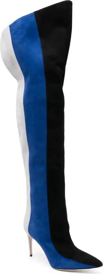 Chicuyuhi 85mm suede thigh-high boots - Image 2