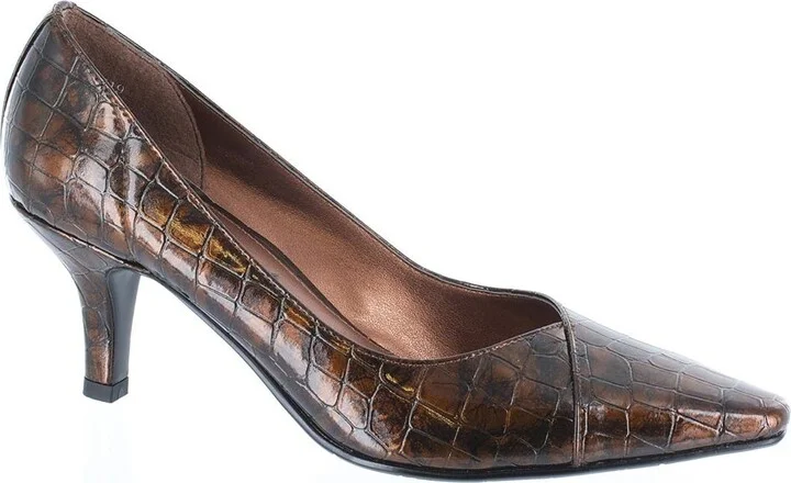 Chiffon Pointed Toe Pump - Multiple Widths Available