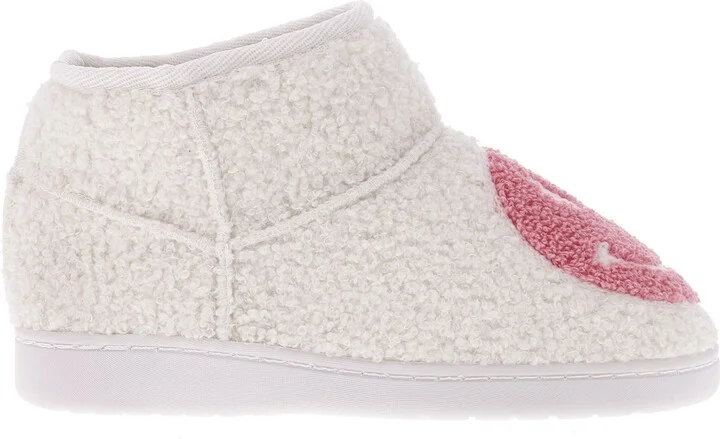 Chill Smiley Faux Shearling Bootie Slipper - Image 3