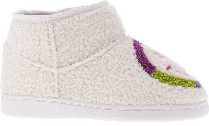 Chill Smiley Faux Shearling Bootie Slipper - Image 8