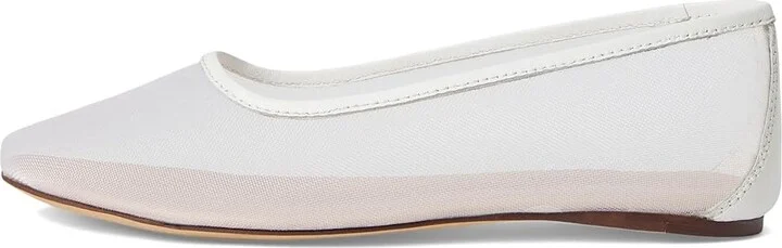 Chinese Laundry Aurelle Women's Flat Shoes White : 8.5 M, Mesh - Image 6