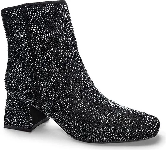 Chinese Laundry Diya Women's Shoes Black Fine Suede Stones : 6 M, Synthetic