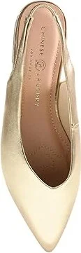 Chinese Laundry Hadiya Women's Flat Shoes Gold : 7.5 M, Leather/Rubber - Image 2
