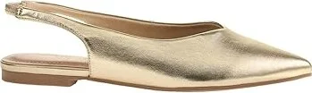 Chinese Laundry Hadiya Women's Flat Shoes Gold : 7.5 M, Leather/Rubber - Image 5