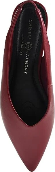 Chinese Laundry Hadiya Women's Flat Shoes Wine : 6.5 M, Leather/Rubber - Image 2