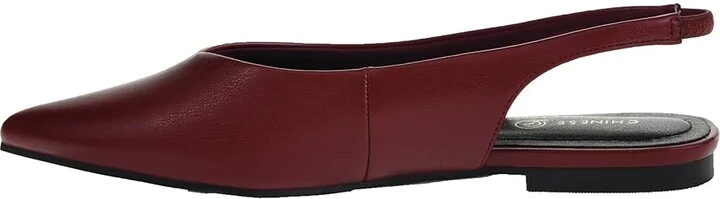 Chinese Laundry Hadiya Women's Flat Shoes Wine : 6.5 M, Leather/Rubber - Image 4