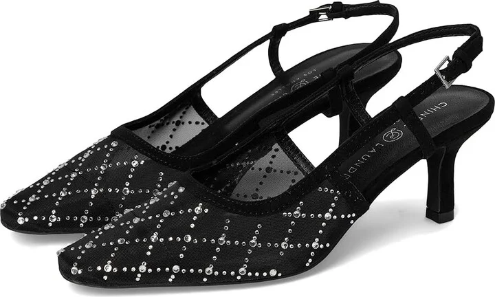 Chinese Laundry Macee High Women's Heels Black/Black : 9 M, Leather
