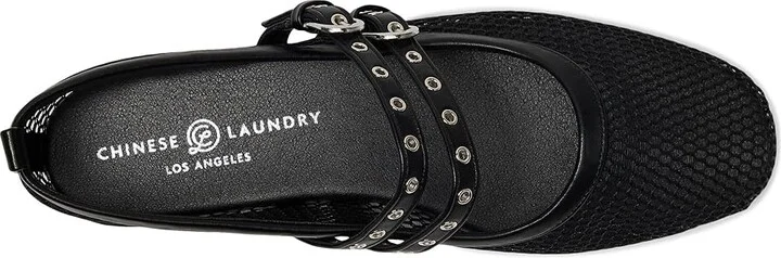 Chinese Laundry Match Set Women's Slip on Shoes Black : 10 M, Leather/Mesh/Rubber - Image 2