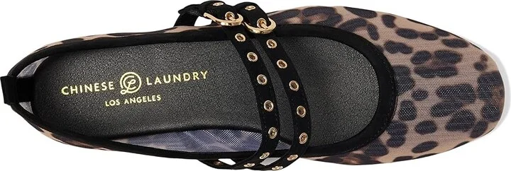Chinese Laundry Match Set Women's Slip on Shoes Natural/Black : 8.5 M, Leather/Mesh/Rubber - Image 2