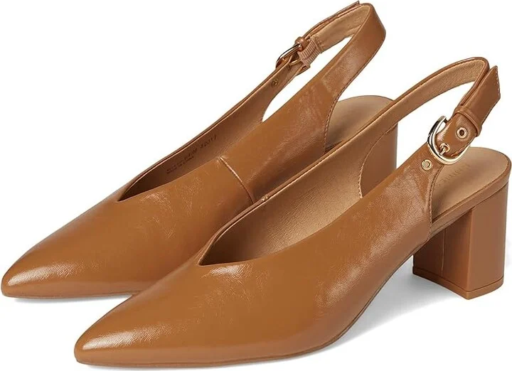Chinese Laundry Menny High Women's Heels Camel : 7.5 M, Leather/Rubber