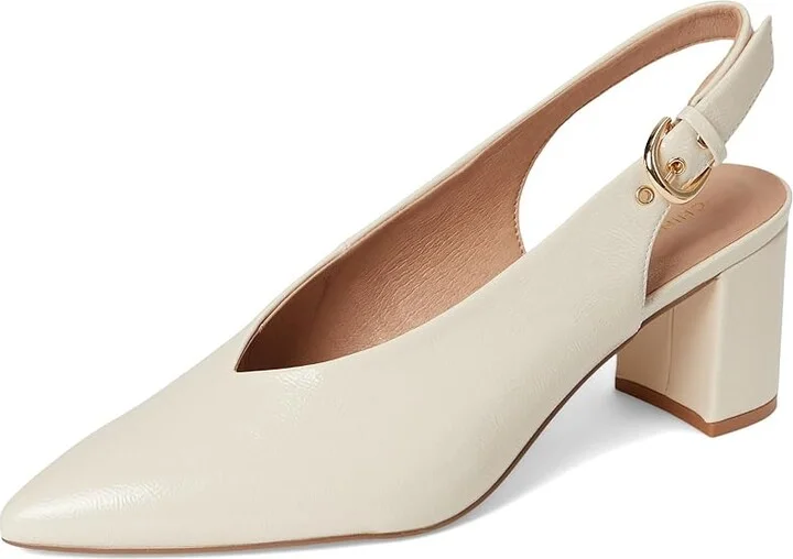 Chinese Laundry Menny High Women's Heels Cream : 7.5 M, Leather/Rubber - Image 5