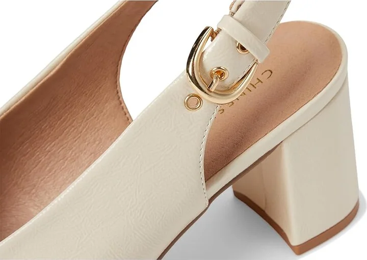 Chinese Laundry Menny High Women's Heels Cream : 7.5 M, Leather/Rubber - Image 7