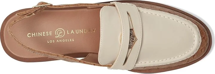 Chinese Laundry Paiinted Women's Slippers Bone/Camel : 8.5 M, Leather - Image 2