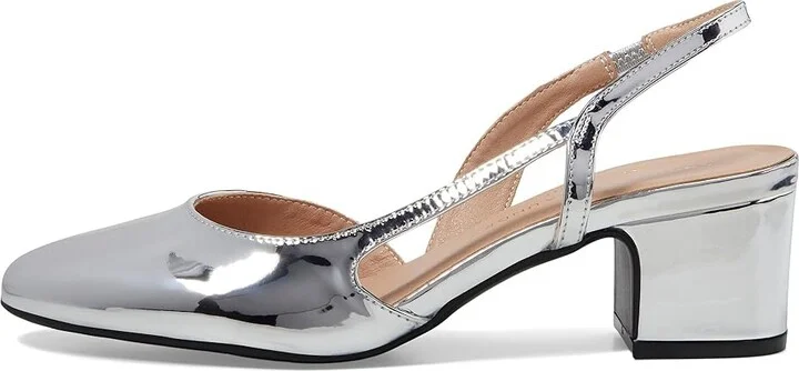 Chinese Laundry Rozie High Women's Heels Silver : 8 M, Leather - Image 5