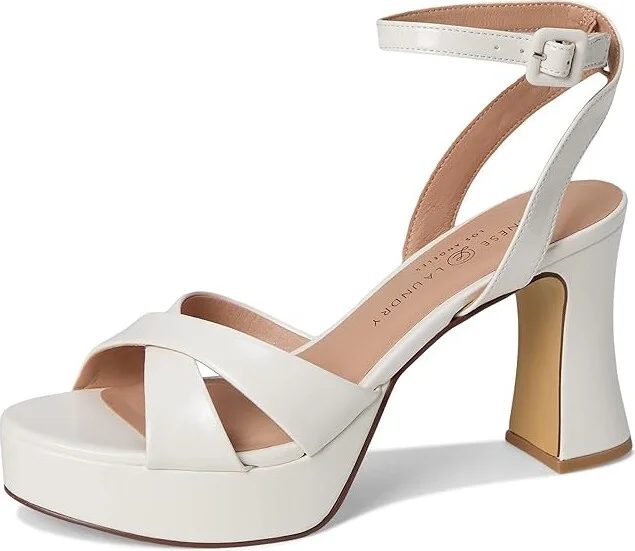 Chinese Laundry Theena Women's Sandals Cream : 7.5 M, Leather - Image 5