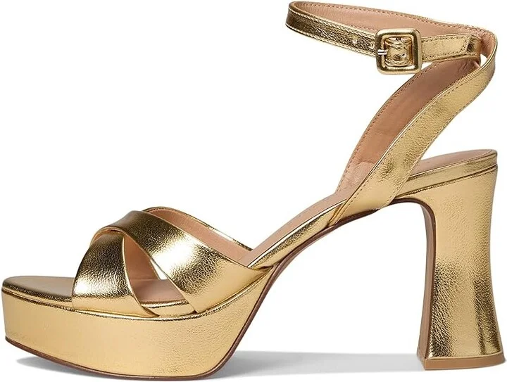 Chinese Laundry Theena Women's Sandals Gold : 9.5 M, Leather - Image 6