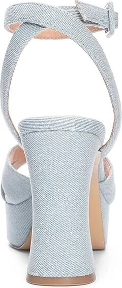 Chinese Laundry Theena Women's Sandals Lt Blue : 8 M, Leather - Image 3