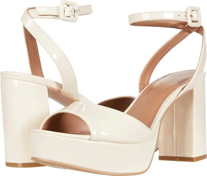 Chinese Laundry Theresa High Women's Heels Bone Patent : 10 M, Textile