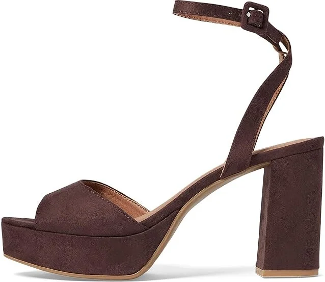 Chinese Laundry Theresa High Women's Heels Brown Fine Suede : 10 M - Image 5