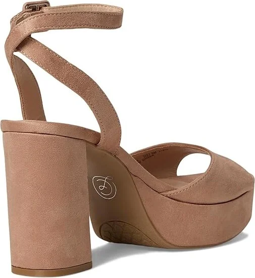 Chinese Laundry Theresa High Women's Heels Dark Nude Microsuede : 10 M, Textile - Image 5