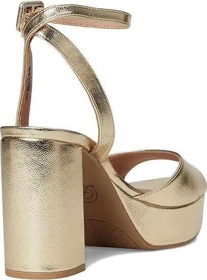 Chinese Laundry Theresa High Women's Heels Gold Metallic : 10 M, Textile - Image 4