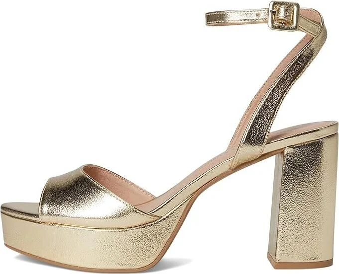 Chinese Laundry Theresa High Women's Heels Gold Metallic : 10 M, Textile - Image 6