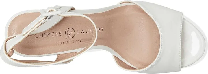 Chinese Laundry Theresa High Women's Heels White : 9.5 M, Textile - Image 2