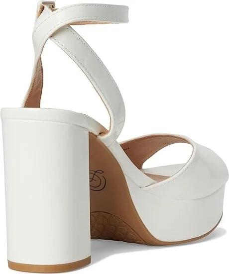 Chinese Laundry Theresa High Women's Heels White : 9.5 M, Textile - Image 4