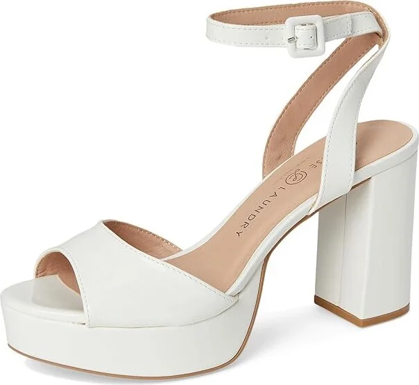 Chinese Laundry Theresa High Women's Heels White : 9.5 M, Textile - Image 5