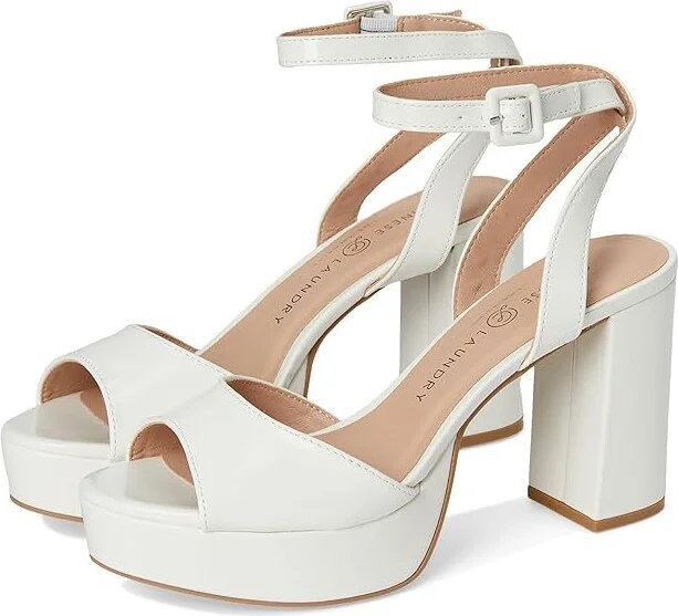 Chinese Laundry Theresa High Women's Heels White : 9.5 M, Textile