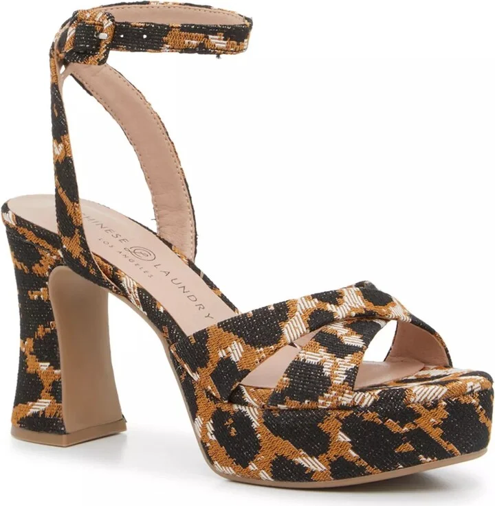 Black/Brown Leopard Print Fabric
