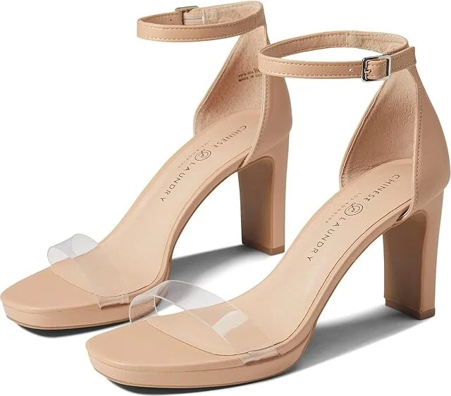 Chinese Laundry Tinie Women's Shoes Clear Vinyl : 8.5 M, Synthetic