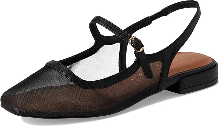Chinese Laundry Vila Women's Flat Shoes Black : 9.5 M, Leather/Mesh/Rubber - Image 5