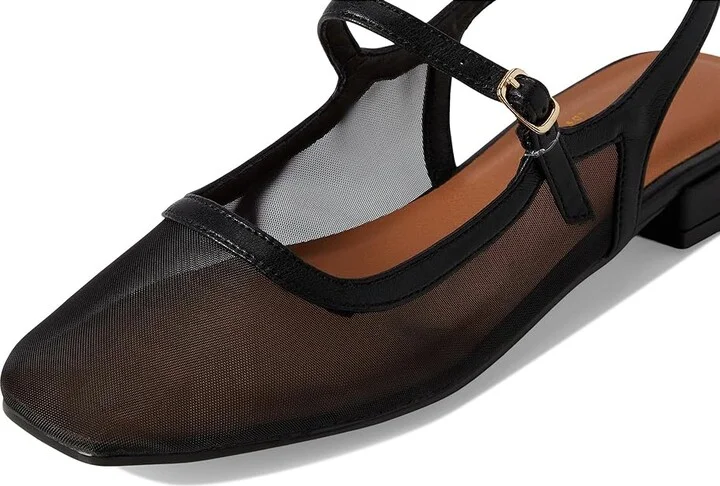 Chinese Laundry Vila Women's Flat Shoes Black : 9.5 M, Leather/Mesh/Rubber - Image 7