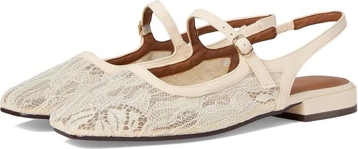 Chinese Laundry Vila Women's Flat Shoes Cream : 8.5 M, Leather/Mesh/Rubber