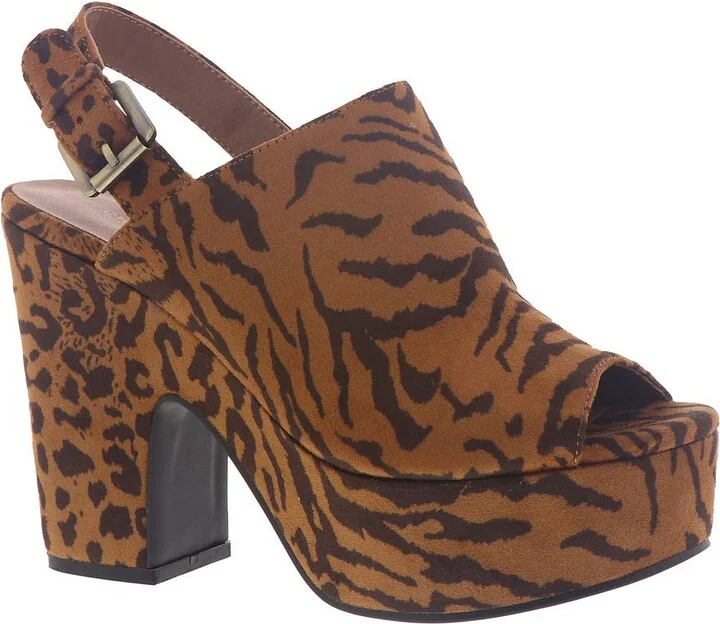 Chinese Laundry Women's Bella Tiger Leopard Platform