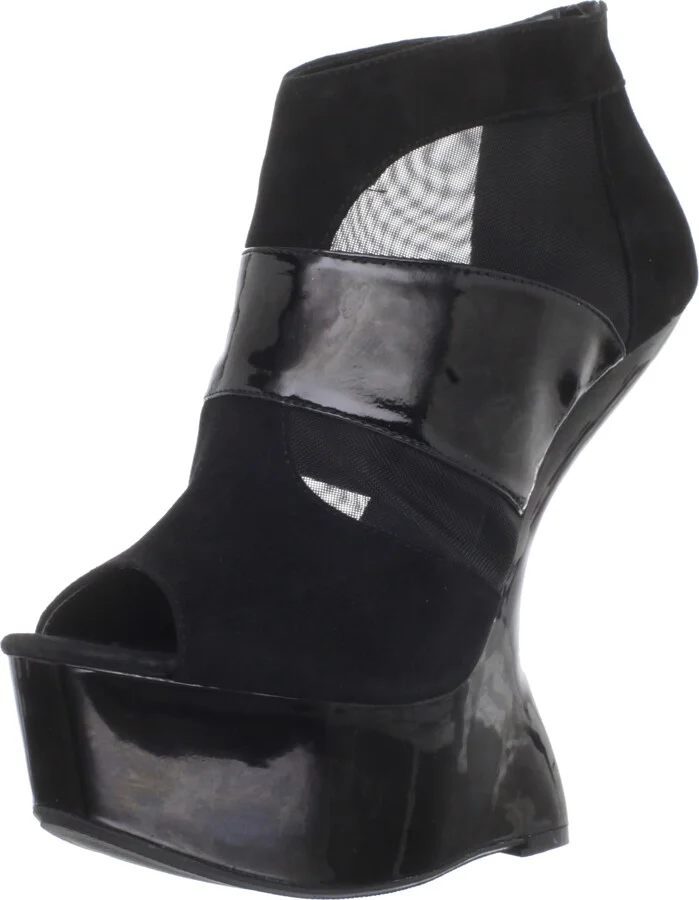 Black Suede/Patent