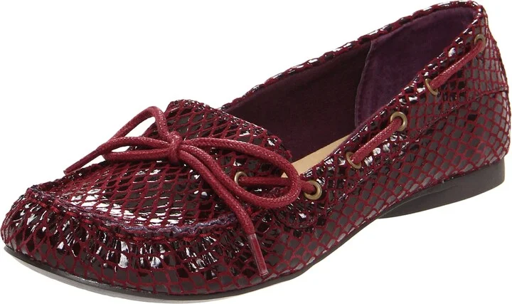 Bordeaux Snake Print