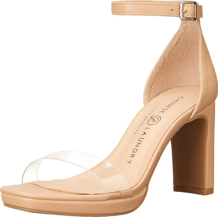 Chinese Laundry Women's Tinie Vinyl Heeled Sandal