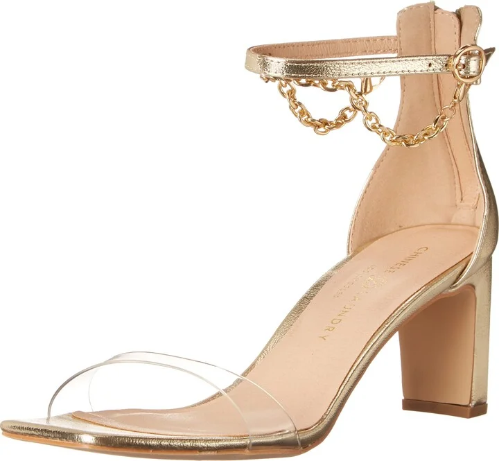 Chinese Laundry Women's YARA Metallic-VIN Heeled Sandal