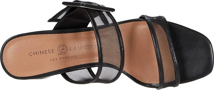 Chinese Laundry Yippy High Women's Heels Black Mesh : 5.5 M, Textile - Image 2