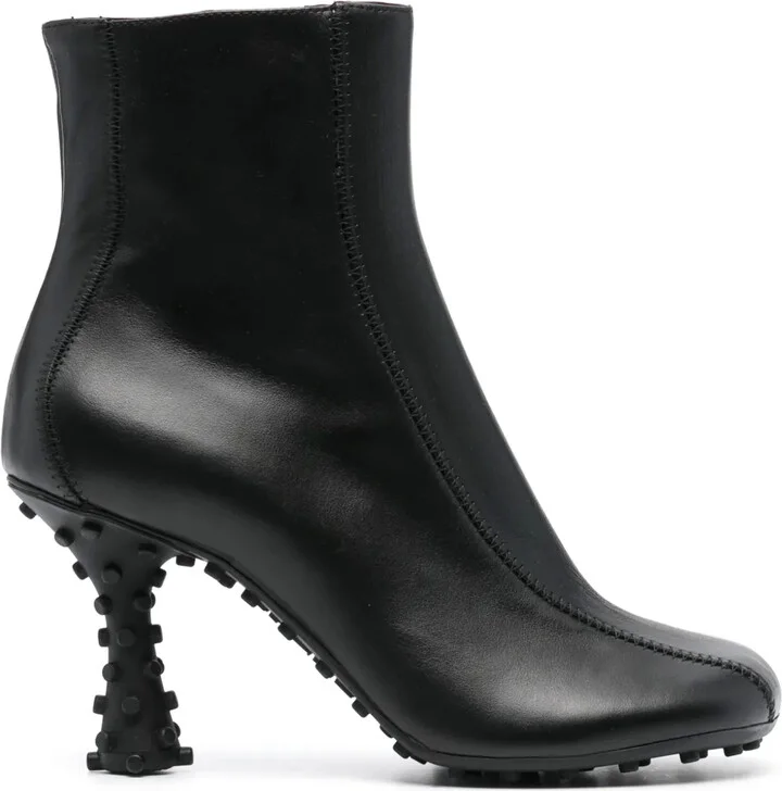 Chiodi 100mm leather ankle boots