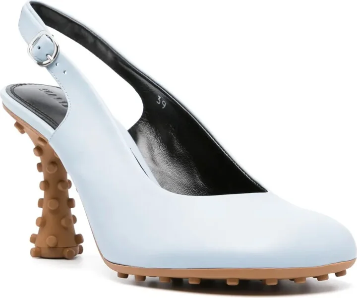 Chiodi Passo 90mm leather pumps - Image 2